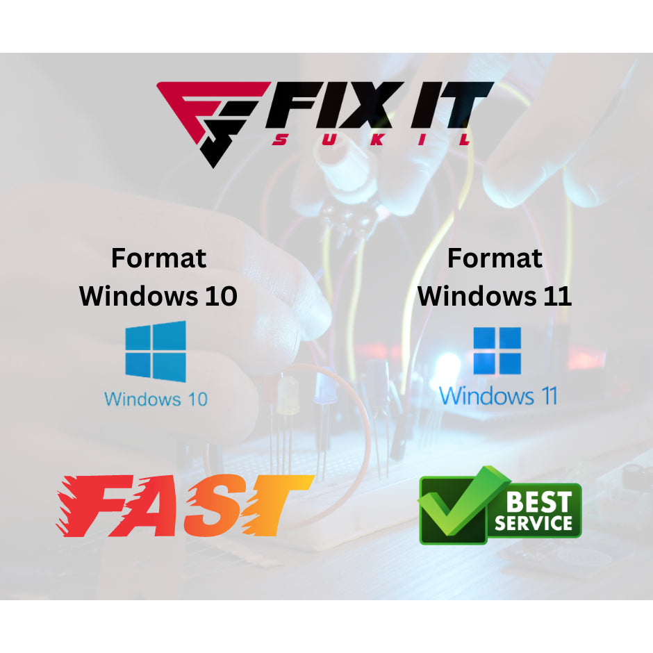 Windows 10 & 11 Formatting and Installation Service